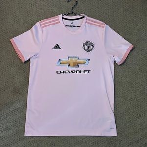 Manchester United Authentic pink alternate jersey
